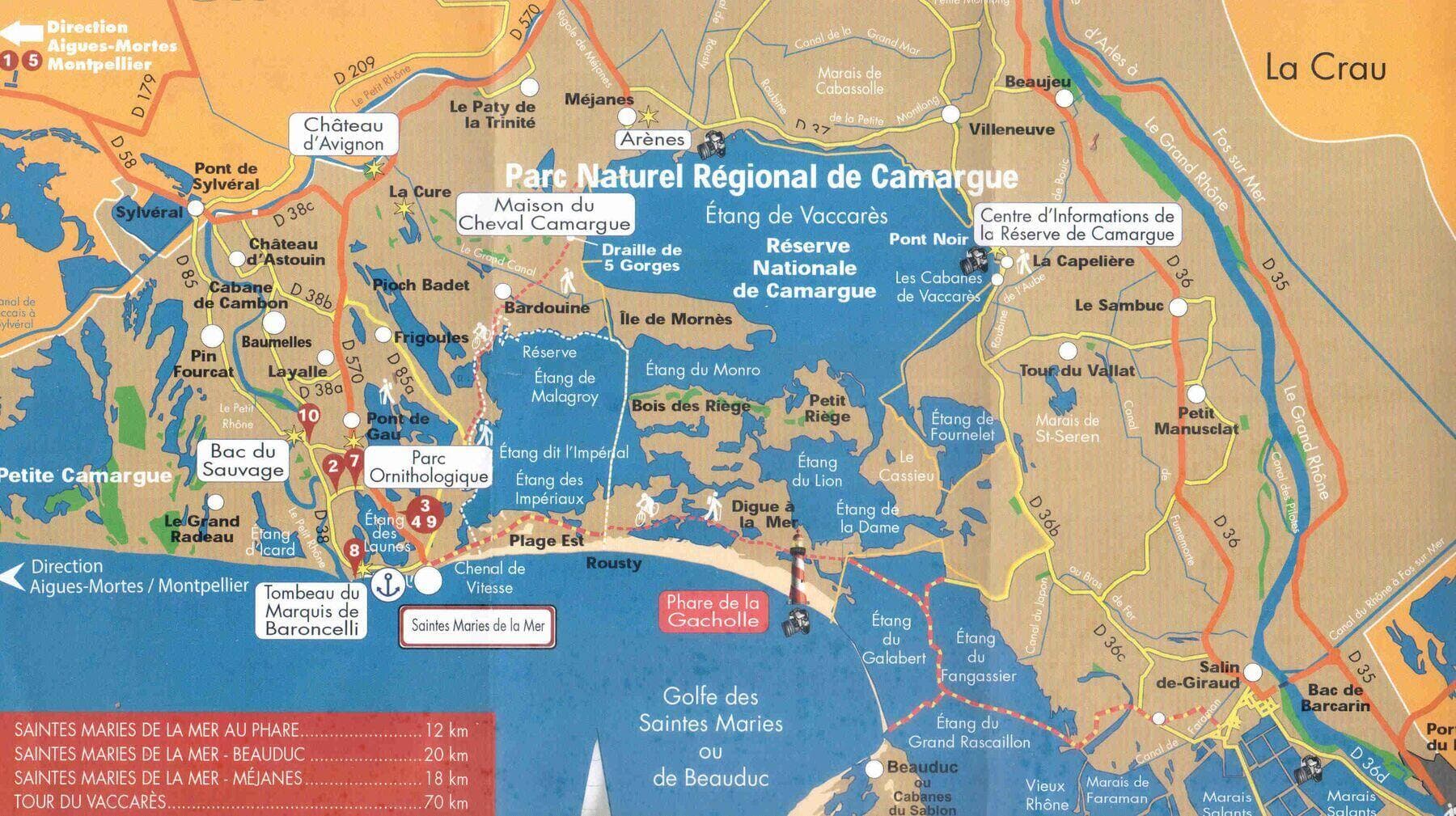 Carte complète des circuits